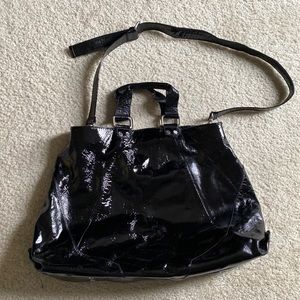 Kenneth Cole large pleather crossbody handbag